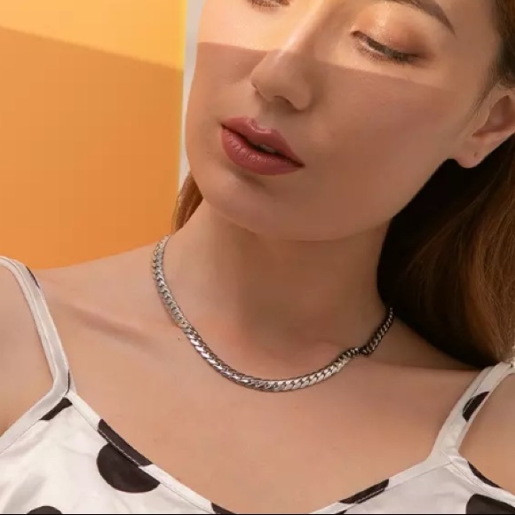 ๐ค18K white gold snake necklace - Picture 4 of 8